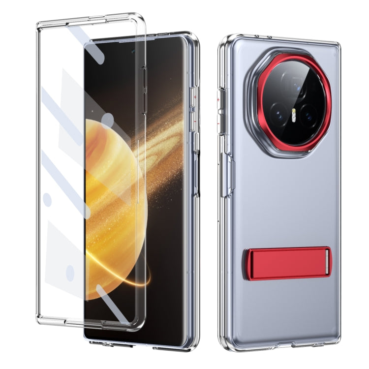 For Honor Magic V3 Ice-Cold Holder PC Hybrid TPU Phone Case(Red) - Honor Cases by PMC TechLife | Online Shopping South Africa | PMC TechLife | Buy Now Pay Later Mobicred