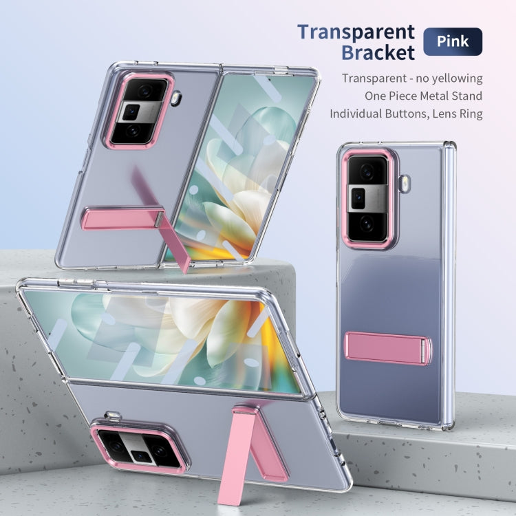 For Honor Magic Vs3 Ice-Cold Holder PC Hybrid TPU Phone Case(Pink) - Honor Cases by PMC TechLife | Online Shopping South Africa | PMC TechLife | Buy Now Pay Later Mobicred