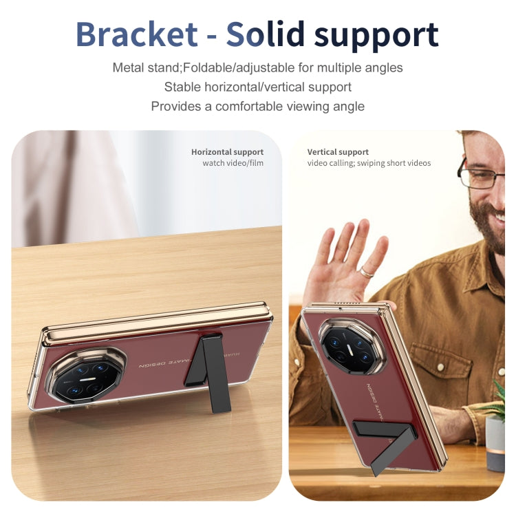 For Huawei Mate XT Ultimate Ice-Cold Holder PC Hybrid TPU Phone Case(Black) - Huawei Cases by PMC TechLife | Online Shopping South Africa | PMC TechLife | Buy Now Pay Later Mobicred