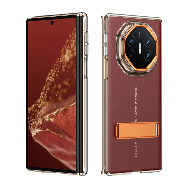 For Huawei Mate XT Ultimate Ice-Cold Holder PC Hybrid TPU Phone Case(Orange) - Huawei Cases by PMC TechLife | Online Shopping South Africa | PMC TechLife | Buy Now Pay Later Mobicred
