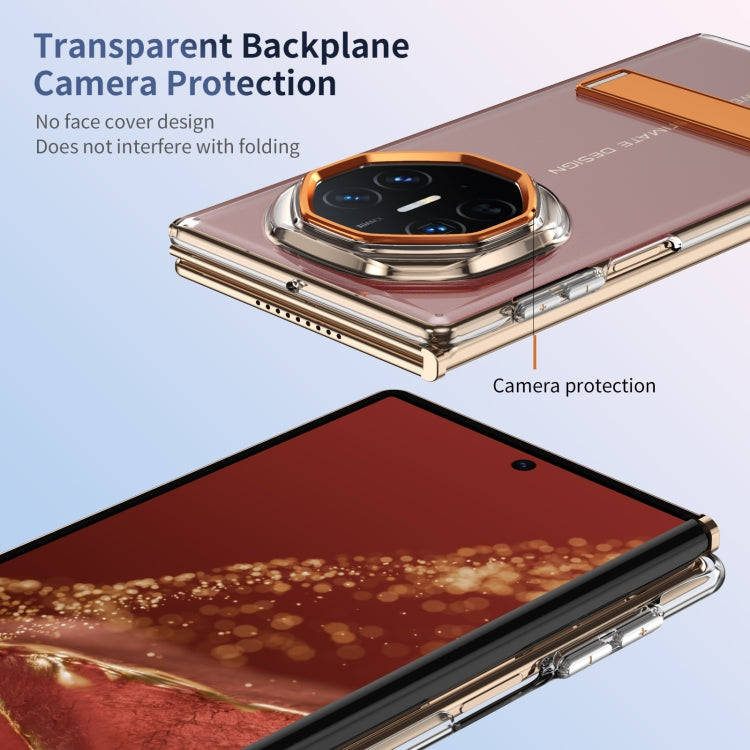 For Huawei Mate XT Ultimate Ice-Cold Holder PC Hybrid TPU Phone Case(Orange) - Huawei Cases by PMC TechLife | Online Shopping South Africa | PMC TechLife | Buy Now Pay Later Mobicred