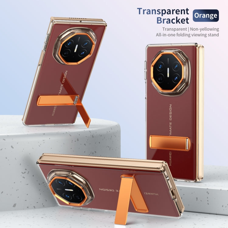 For Huawei Mate XT Ultimate Ice-Cold Holder PC Hybrid TPU Phone Case(Orange) - Huawei Cases by PMC TechLife | Online Shopping South Africa | PMC TechLife | Buy Now Pay Later Mobicred