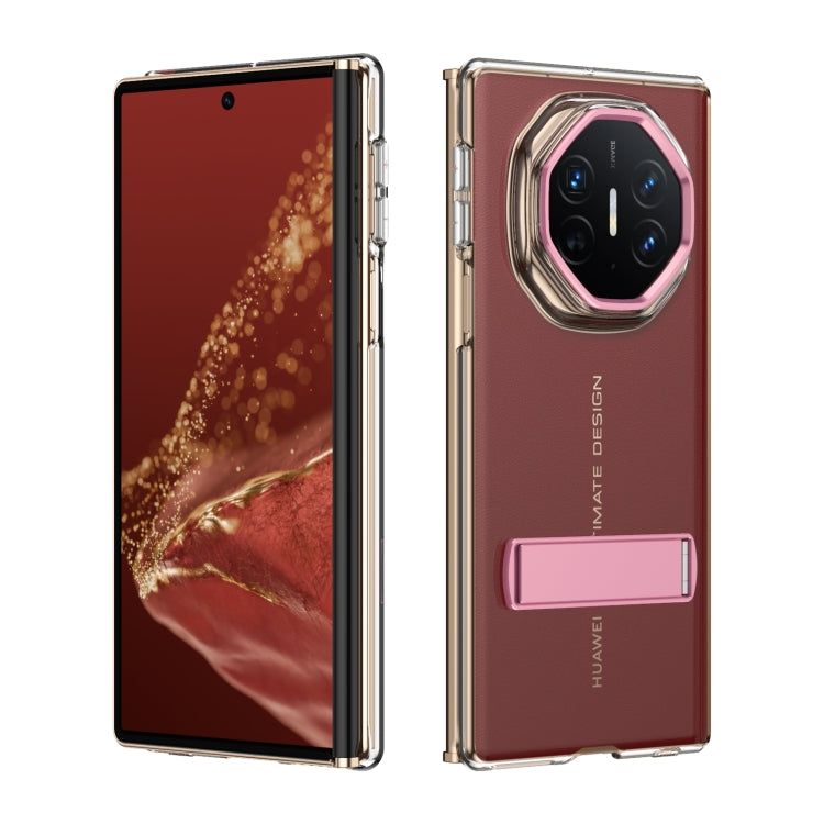 For Huawei Mate XT Ultimate Ice-Cold Holder PC Hybrid TPU Phone Case(Pink) - Huawei Cases by PMC TechLife | Online Shopping South Africa | PMC TechLife | Buy Now Pay Later Mobicred