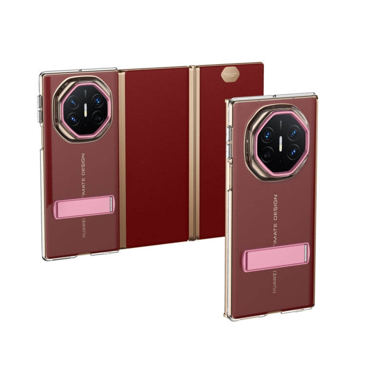 For Huawei Mate XT Ultimate Ice-Cold Holder PC Hybrid TPU Phone Case(Pink) - Huawei Cases by PMC TechLife | Online Shopping South Africa | PMC TechLife | Buy Now Pay Later Mobicred