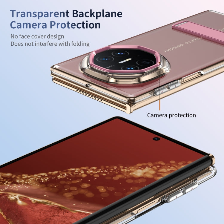 For Huawei Mate XT Ultimate Ice-Cold Holder PC Hybrid TPU Phone Case(Pink) - Huawei Cases by PMC TechLife | Online Shopping South Africa | PMC TechLife | Buy Now Pay Later Mobicred