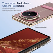 For Huawei Mate XT Ultimate Ice-Cold Holder PC Hybrid TPU Phone Case(Pink)