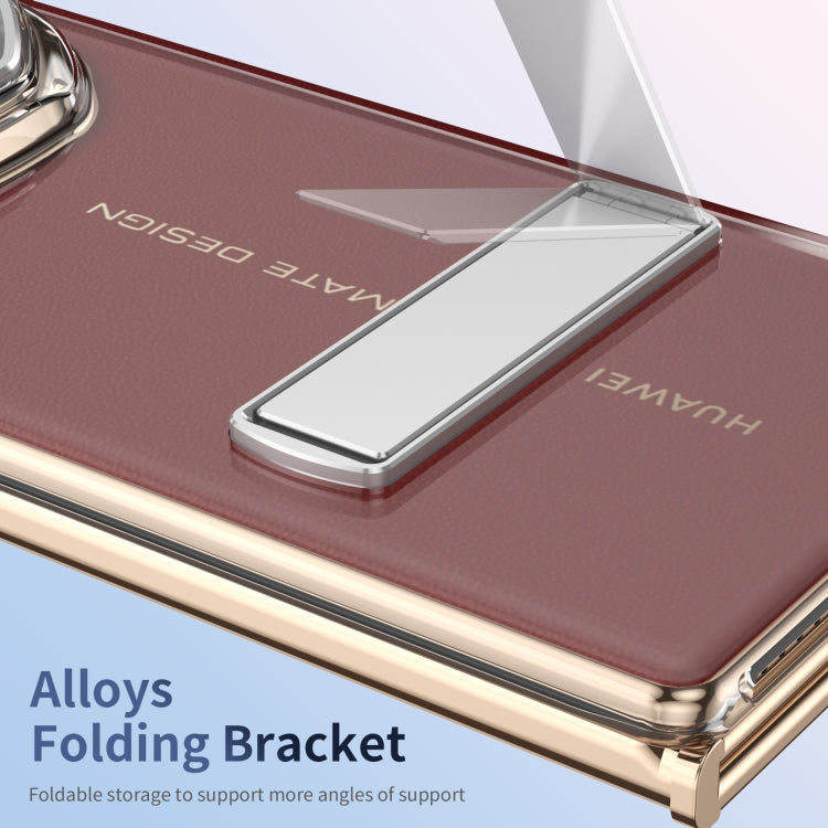 For Huawei Mate XT Ultimate Ice-Cold Holder PC Hybrid TPU Phone Case(Silver) - Huawei Cases by PMC TechLife | Online Shopping South Africa | PMC TechLife | Buy Now Pay Later Mobicred