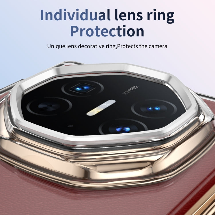 For Huawei Mate XT Ultimate Ice-Cold Holder PC Hybrid TPU Phone Case(Silver) - Huawei Cases by PMC TechLife | Online Shopping South Africa | PMC TechLife | Buy Now Pay Later Mobicred