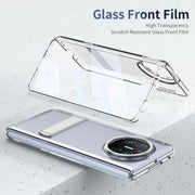 For Huawei Mate X3 Ice-Cold Holder PC Hybrid TPU Phone Case(Silver)