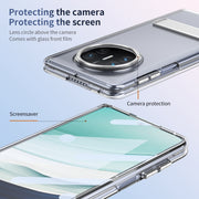 For Huawei Mate X3 Ice-Cold Holder PC Hybrid TPU Phone Case(Silver)