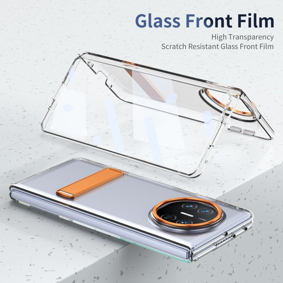 For Huawei Mate X5 Ice-Cold Holder PC Hybrid TPU Phone Case(Orange)