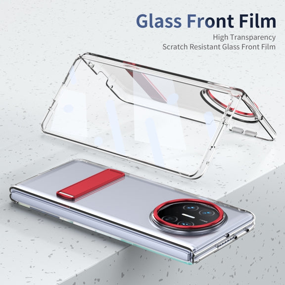 For Huawei Mate X5 Ice-Cold Holder PC Hybrid TPU Phone Case(Red)