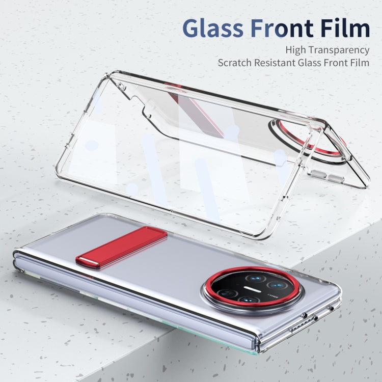 For Huawei Mate X5 Ice-Cold Holder PC Hybrid TPU Phone Case(Red)