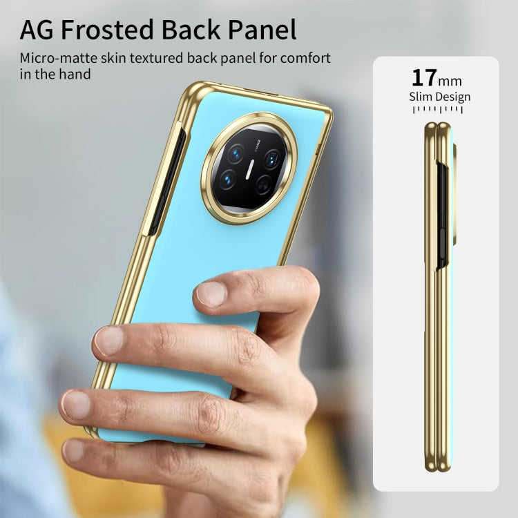 For Huawei Mate X5 Integrated AG Frosted Vacuum Plating Phone Case(Ice Blue) - Huawei Cases by PMC TechLife | Online Shopping South Africa | PMC TechLife | Buy Now Pay Later Mobicred
