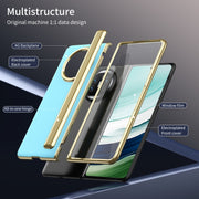 For Huawei Mate X5 Integrated AG Frosted Vacuum Plating Phone Case(Ice Blue)