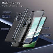 For Huawei Mate X5 Integrated AG Frosted Vacuum Plating Phone Case(Black)