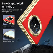 For Huawei Mate X5 Integrated AG Frosted Vacuum Plating Phone Case(Red)