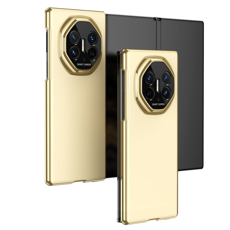 For Huawei Mate XT Ultimate Design Integrated AG Frosted Vacuum Plating Phone Case(Gold) - Huawei Cases by PMC TechLife | Online Shopping South Africa | PMC TechLife | Buy Now Pay Later Mobicred