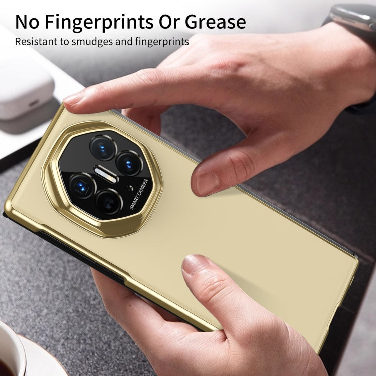 For Huawei Mate XT Ultimate Design Integrated AG Frosted Vacuum Plating Phone Case(Gold) - Huawei Cases by PMC TechLife | Online Shopping South Africa | PMC TechLife | Buy Now Pay Later Mobicred