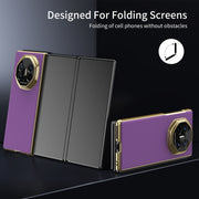 For Huawei Mate XT Ultimate Design Integrated AG Frosted Vacuum Plating Phone Case(Purple)