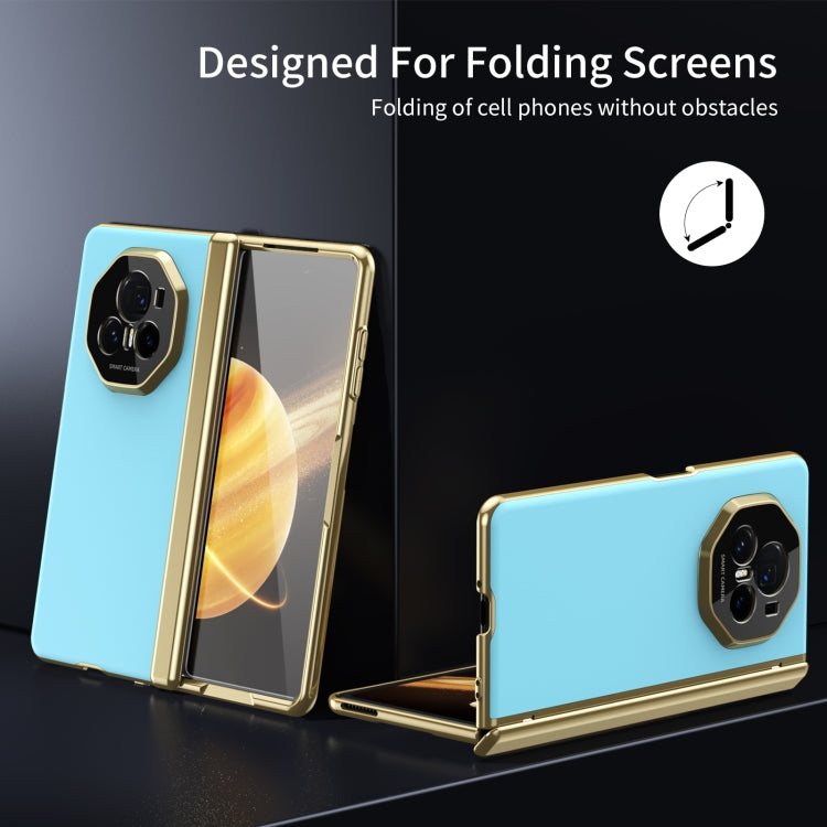 For Honor Magic V3 Integrated AG Frosted Vacuum Plating Phone Case(Ice Blue) - Honor Cases by PMC TechLife | Online Shopping South Africa | PMC TechLife | Buy Now Pay Later Mobicred