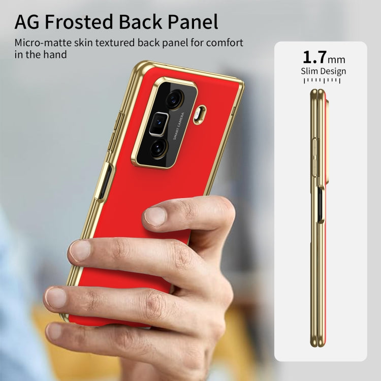For Honor Magic Vs3 Integrated AG Frosted Vacuum Plating Phone Case(Red) - free shipping - PMC TechLife - Order now!
