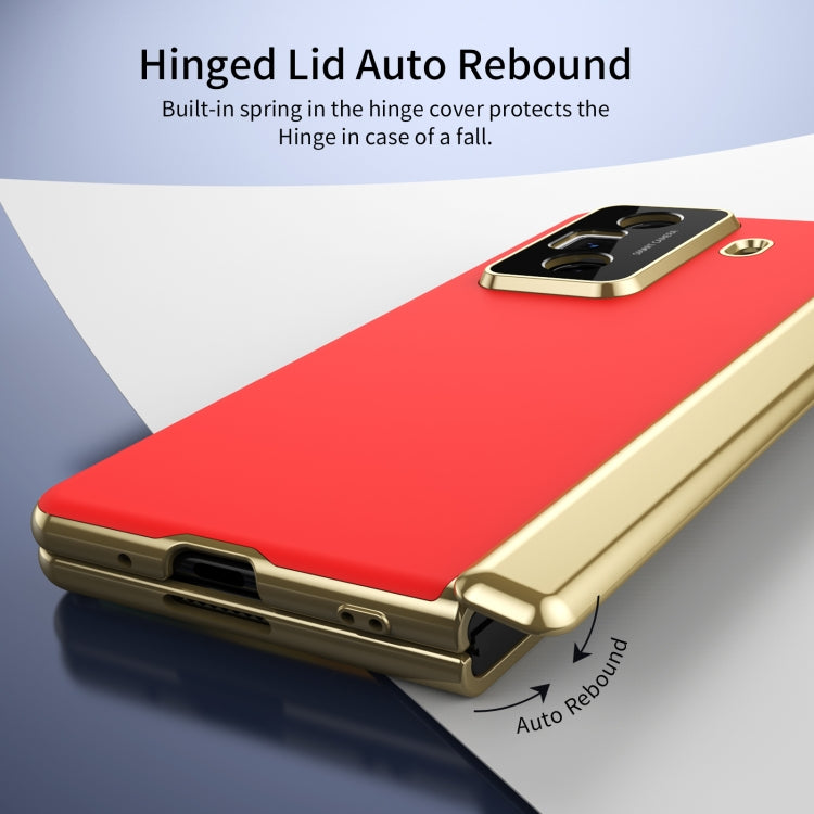 For Honor Magic Vs3 Integrated AG Frosted Vacuum Plating Phone Case(Red) - free shipping - PMC TechLife - Order now!
