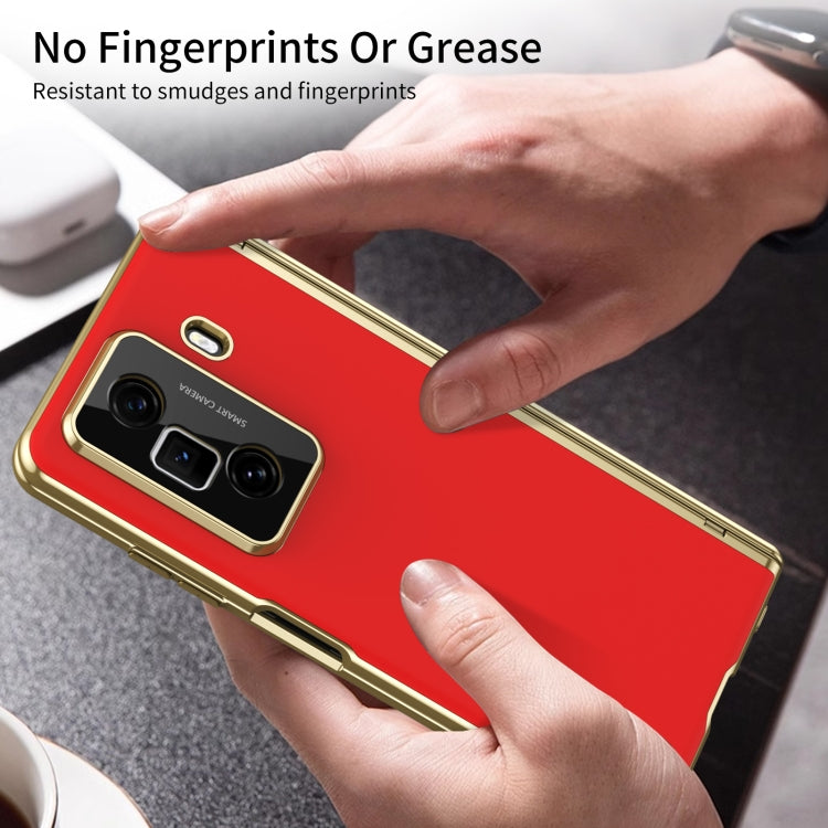 For Honor Magic Vs3 Integrated AG Frosted Vacuum Plating Phone Case(Red) - free shipping - PMC TechLife - Order now!