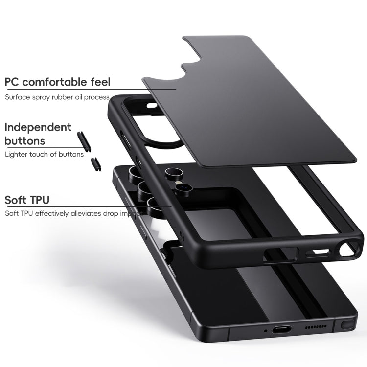 For Samsung Galaxy S25 Ultra 5G Skin Feel Phone Case(Black) - Galaxy S25 Ultra 5G Cases by PMC Jewellery | Online Shopping South Africa | PMC Jewellery | Buy Now Pay Later Mobicred