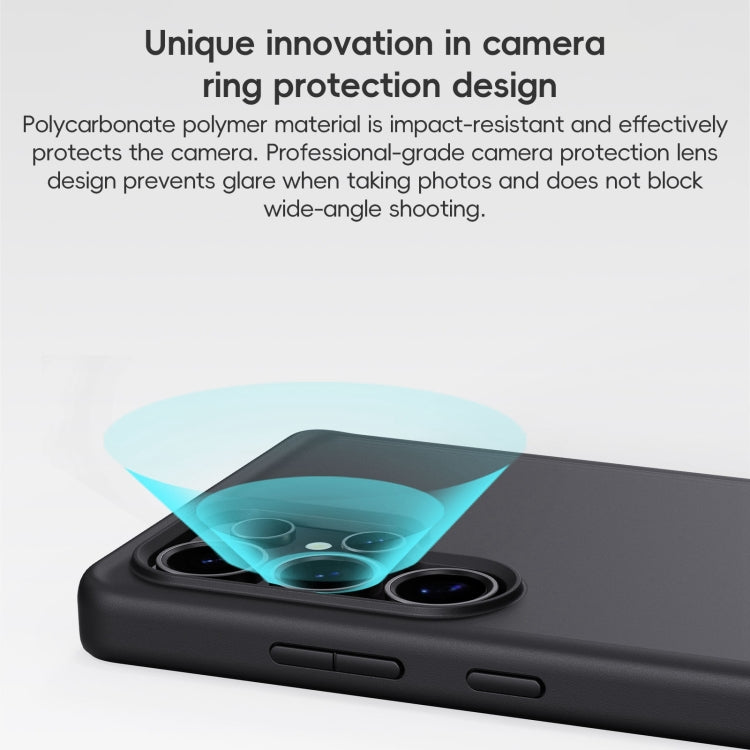 For Samsung Galaxy S25 5G Skin Feel Phone Case(Black)