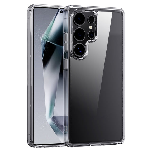 For Samsung Galaxy S25 Ultra 5G Crystal Clear TPU Hybrid PC Phone Case(Transparent)