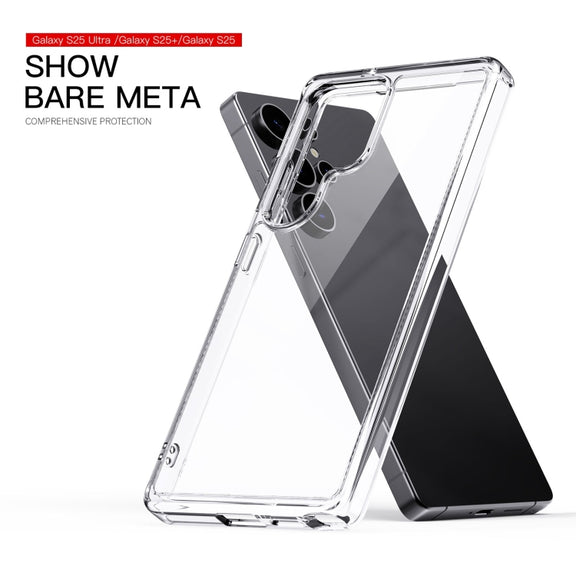 For Samsung Galaxy S25+ 5G Crystal Clear TPU Hybrid PC Phone Case(Transparent)