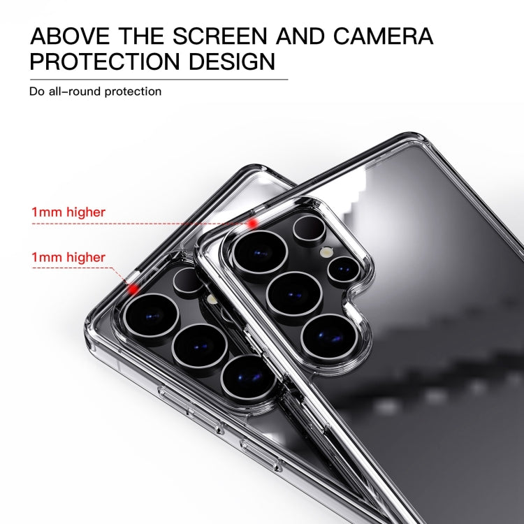 For Samsung Galaxy S25 5G Crystal Clear TPU Hybrid PC Phone Case(Transparent)