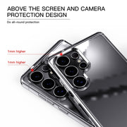 For Samsung Galaxy S25+ 5G Crystal Clear TPU Hybrid PC Phone Case(Transparent)