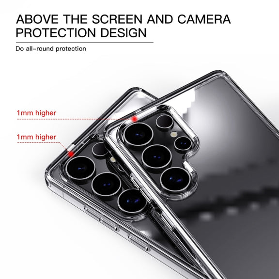 For Samsung Galaxy S25+ 5G Crystal Clear TPU Hybrid PC Phone Case(Transparent)