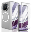 For Huawei Mate X5 lce Folding Series MagSafe Integrated Clear PC Phone Case(Silver) - Huawei Cases by PMC TechLife | Online Shopping South Africa | PMC TechLife | Buy Now Pay Later Mobicred