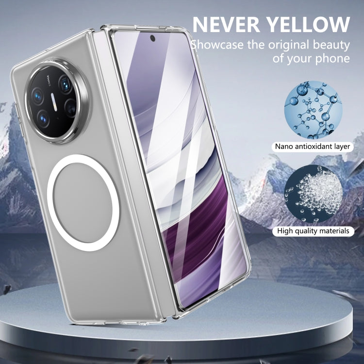 For Huawei Mate X5 lce Folding Series MagSafe Integrated Clear PC Phone Case(Silver) - Huawei Cases by PMC TechLife | Online Shopping South Africa | PMC TechLife | Buy Now Pay Later Mobicred