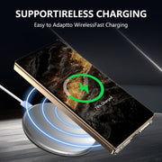 For Huawei Mate XT Ultimate Design lce Folding Series MagSafe Integrated Clear PC Phone Case(Silver)