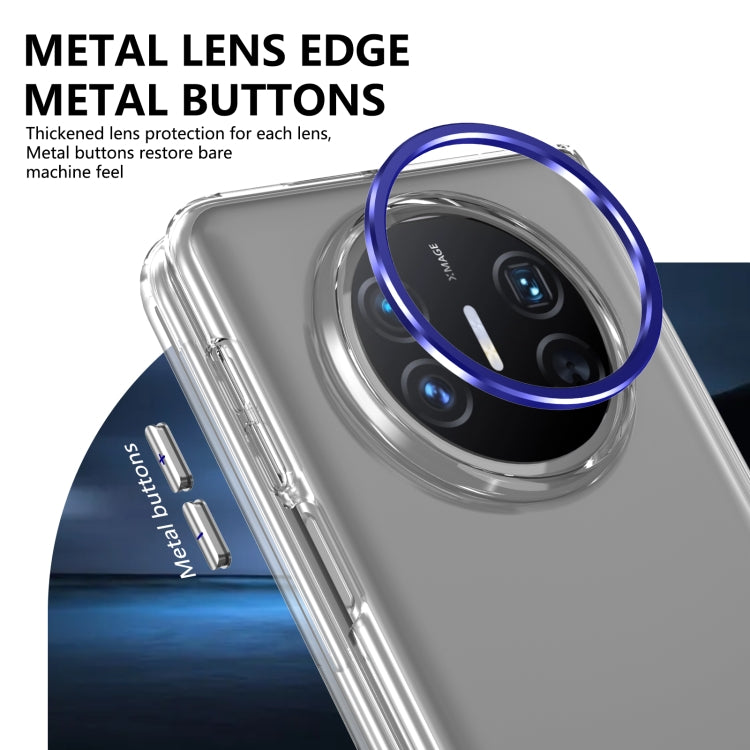For Huawei Mate X5 lce Folding Series Integrated Clear PC Phone Case(Royal Blue)