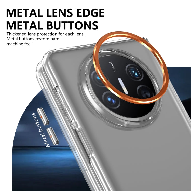 For Huawei Mate X5 lce Folding Series Integrated Clear PC Phone Case(Orange) - Huawei Cases by PMC TechLife | Online Shopping South Africa | PMC TechLife | Buy Now Pay Later Mobicred