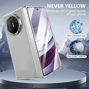 For Huawei Mate X5 lce Folding Series Integrated Clear PC Phone Case(Silver)
