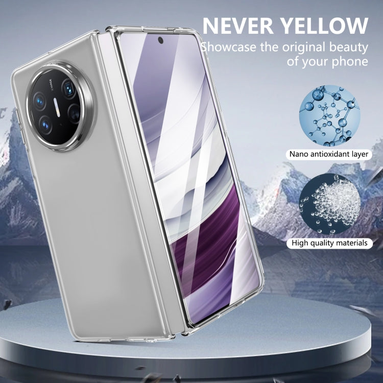 For Huawei Mate X3 lce Folding Series Integrated Clear PC Phone Case(Silver) - Huawei Cases by PMC TechLife | Online Shopping South Africa | PMC TechLife | Buy Now Pay Later Mobicred