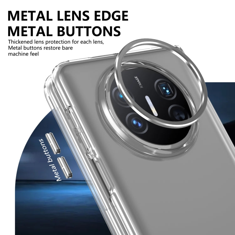 For Huawei Mate X3 lce Folding Series Integrated Clear PC Phone Case(Silver) - Huawei Cases by PMC TechLife | Online Shopping South Africa | PMC TechLife | Buy Now Pay Later Mobicred