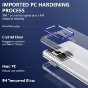 For Honor Magic Vs3 lce Folding Series Integrated Clear PC Phone Case(Royal Blue)