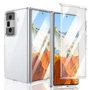 For Honor Magic Vs3 lce Folding Series Integrated Clear PC Phone Case(Silver)