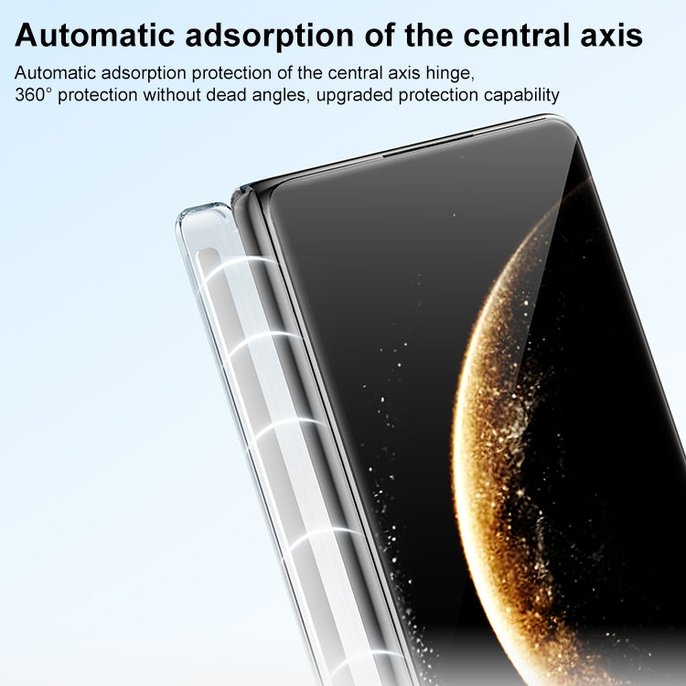 For Huawei Mate X6 Clear MagSafe PC Full Coverage Phone Case(Black) - Huawei Cases by PMC TechLife | Online Shopping South Africa | PMC TechLife | Buy Now Pay Later Mobicred