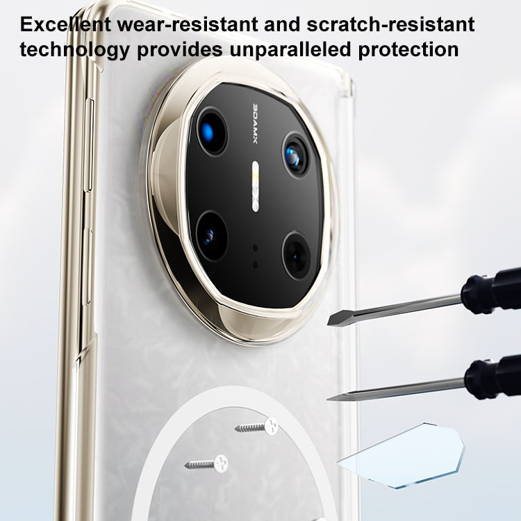 For Huawei Mate X6 Clear MagSafe PC Full Coverage Phone Case(Black) - Huawei Cases by PMC TechLife | Online Shopping South Africa | PMC TechLife | Buy Now Pay Later Mobicred