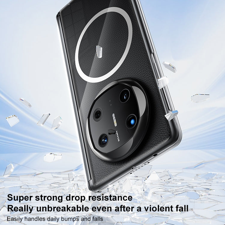 For Huawei Mate X6 Clear MagSafe PC Full Coverage Phone Case(Black) - Huawei Cases by PMC TechLife | Online Shopping South Africa | PMC TechLife | Buy Now Pay Later Mobicred