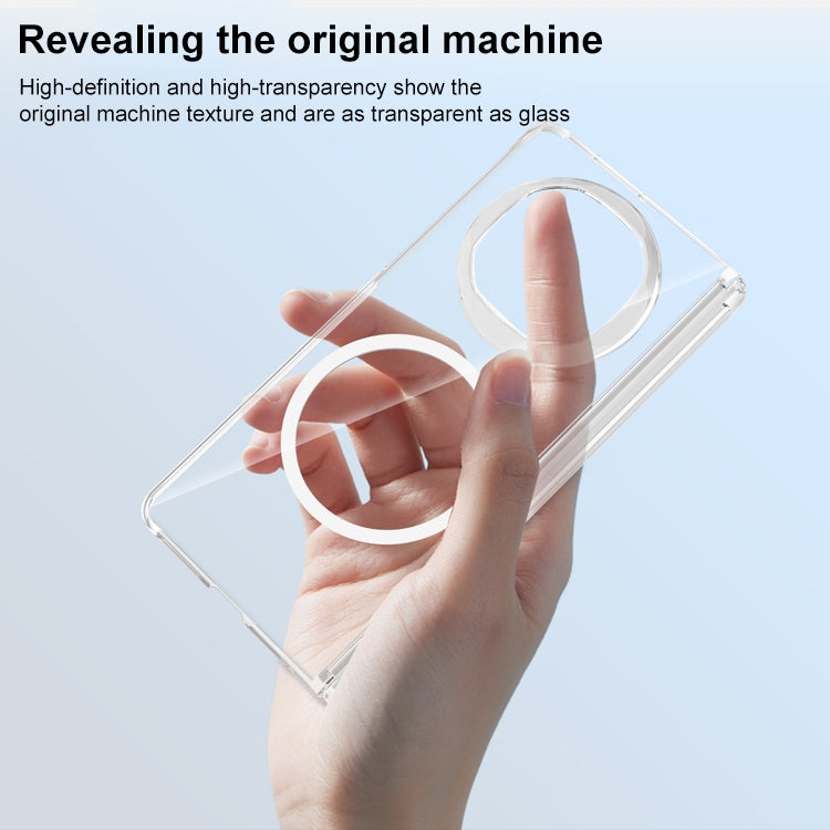 For Huawei Mate X5 / X3 Clear MagSafe PC Full Coverage Phone Case(Transparent) - Huawei Cases by PMC TechLife | Online Shopping South Africa | PMC TechLife | Buy Now Pay Later Mobicred