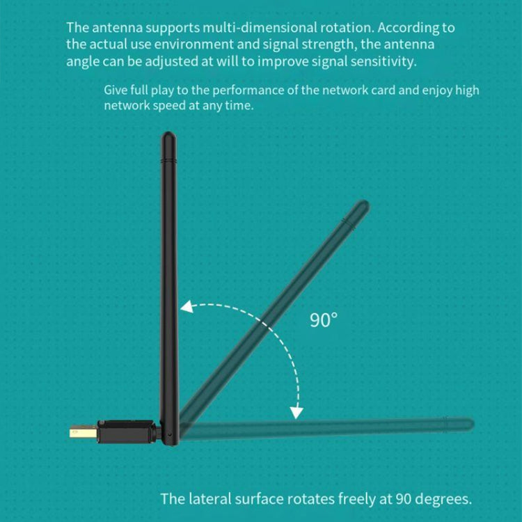 EDUP EP-AX300GS 300Mbps WiFi 6 Nano Wireless Dongle Single Band USB WiFi Adapter(Black) - USB Network Adapter by EDUP | Online Shopping South Africa | PMC Jewellery | Buy Now Pay Later Mobicred